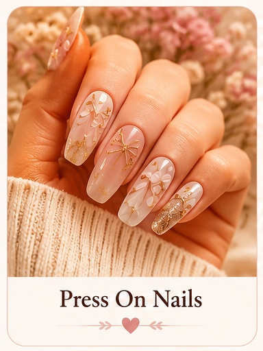 Bridal Nail Set - Blush