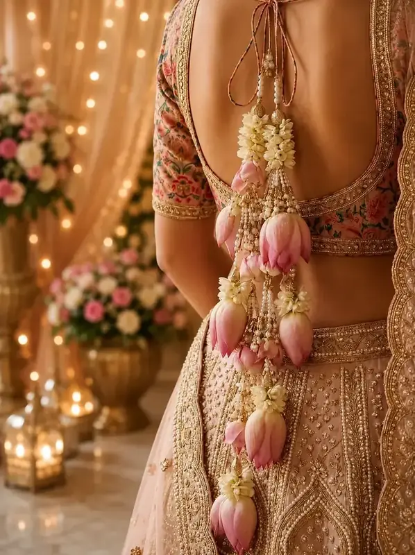Luxury Lotus Veni for Bride by TanuArtVibes Studio