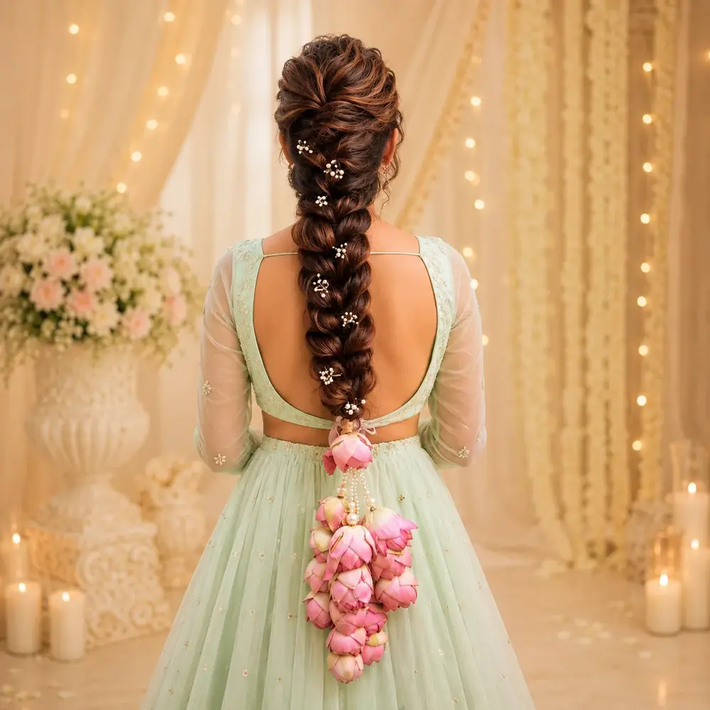 Luxury Lotus Wedding Hair Accessory by TanuArtVibes Studio