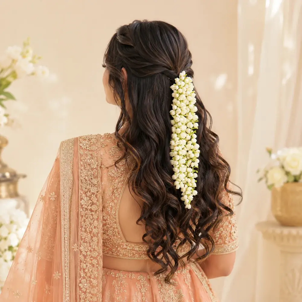 Luxury Tagar Veni for Bridal Hair Styling by TanuArtVibes Studio