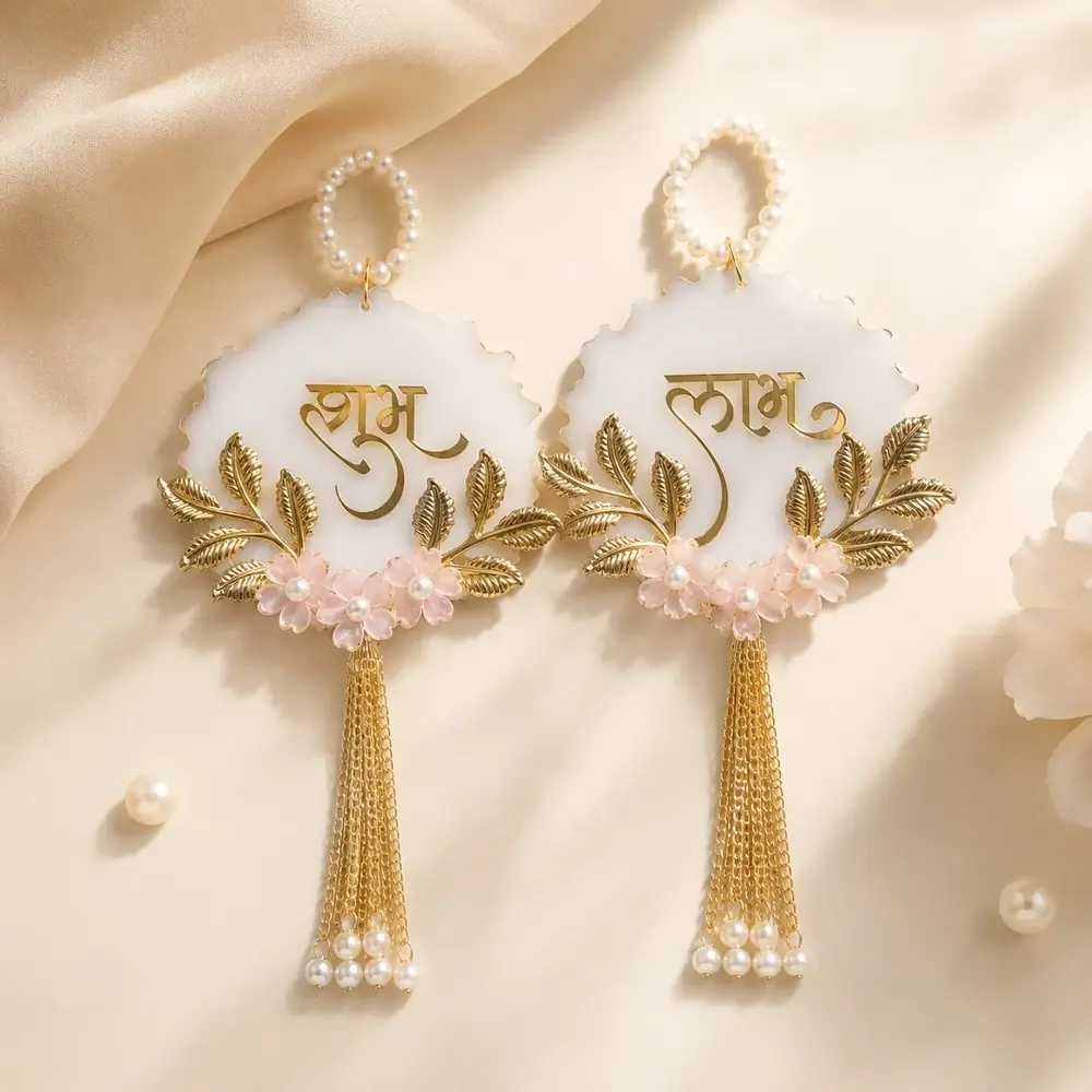 Personalized Gujarati Name labh subh by TanuArtVibes Studio
